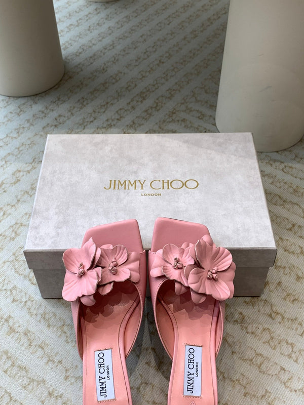 Jimmy Skye 70mm in pelle di vacchetta rosa pastello 586567