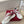 Valentino Sneaker 50mm In White Mix Red Pink Mesh Fabric And Cowhide 814276