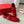 VL Locker Mary-Jane Ballerina In Crimson Red Calfskin