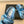 DAD SANDAL IN TEAL BLUE SHEEPSKIN MULE