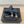 DAD SANDAL IN BLACK MIX WHITE DENIM FABRIC MULE