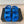 SANDALO DAD IN PELLE DI VITELLO BLU COBALTO
