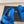 SANDALO DAD IN PELLE DI VITELLO BLU COBALTO
