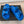 SANDALO DAD IN PELLE DI VITELLO BLU COBALTO