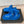 SANDALO DAD IN PELLE DI VITELLO BLU COBALTO