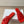 Loewe 25 Petal Anagram Slides Pelle di vacchetta rossa