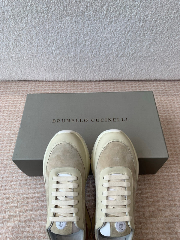 CL 25C Brunello Cucinelli Beige Sneaker Suede 298885