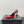 GOLD CHAIN ATTACHED HIGH SLINGBACK IN RED GLOSSY CALFSKIN