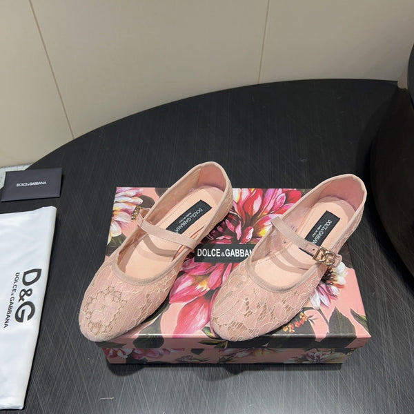 DC 25 Mary Jane Nude Lace And Sheepskin 381624