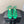 Sandali con zeppa intrecciata a punta tonda Alaia 25 da 75 mm in pelle intrecciata verde 433567