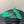Sandali con zeppa intrecciata a punta tonda Alaia 25 da 75 mm in pelle intrecciata verde 433567