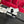 ballet flat black flower white calfskin
