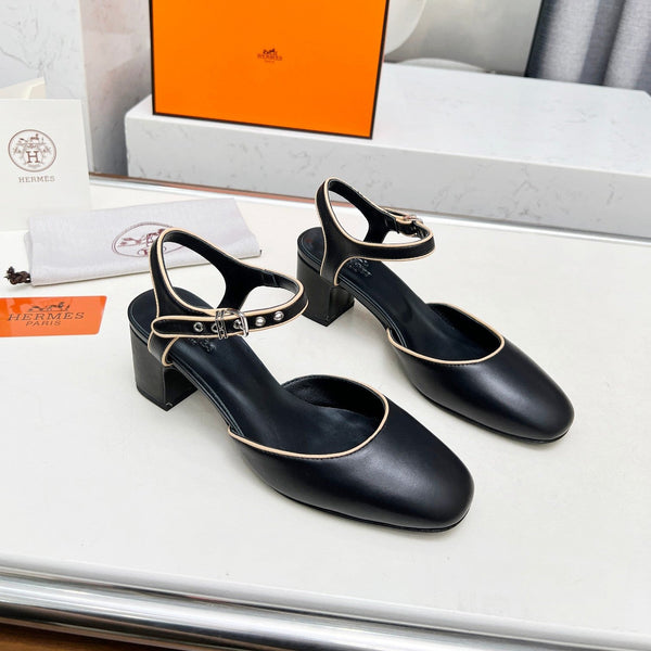 Kamilla ̉60 pump Black Lambskin 214074