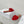alaia sandal mule flower red suede
