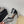 ALAIA HIGH FISHNET PUMPS IN BLACK MESH WITH WHITE RHINSTONES