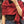 LONG SCARF 195 CM IN CHERRY RED CASHMERE 332745