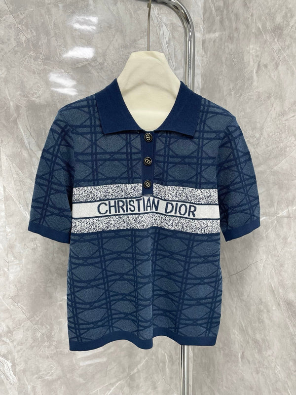 Dior 25 Polo Shirt Tencel with Wool 232755