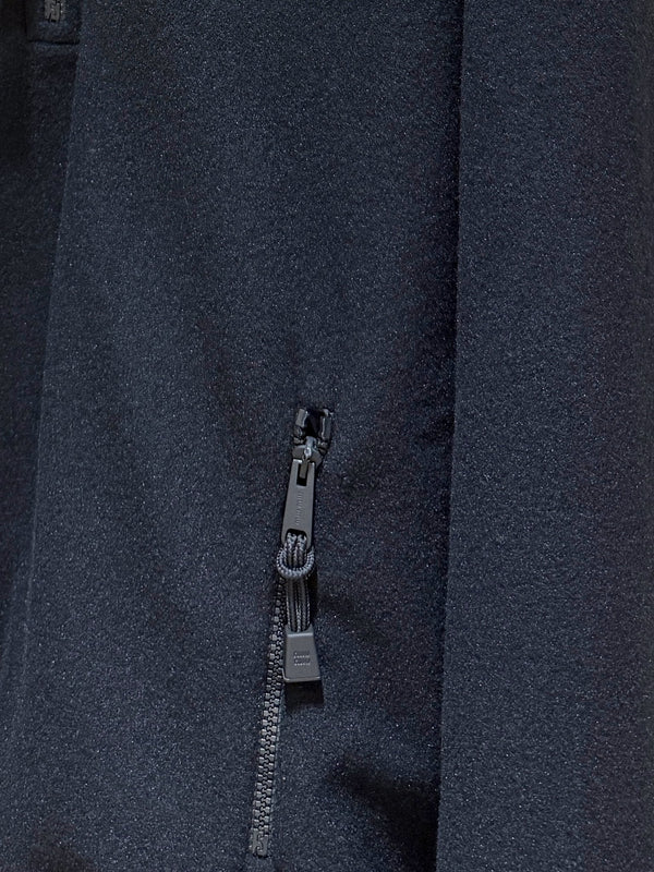 Felpa mezza pullover Miu Miu in poliestere nero
