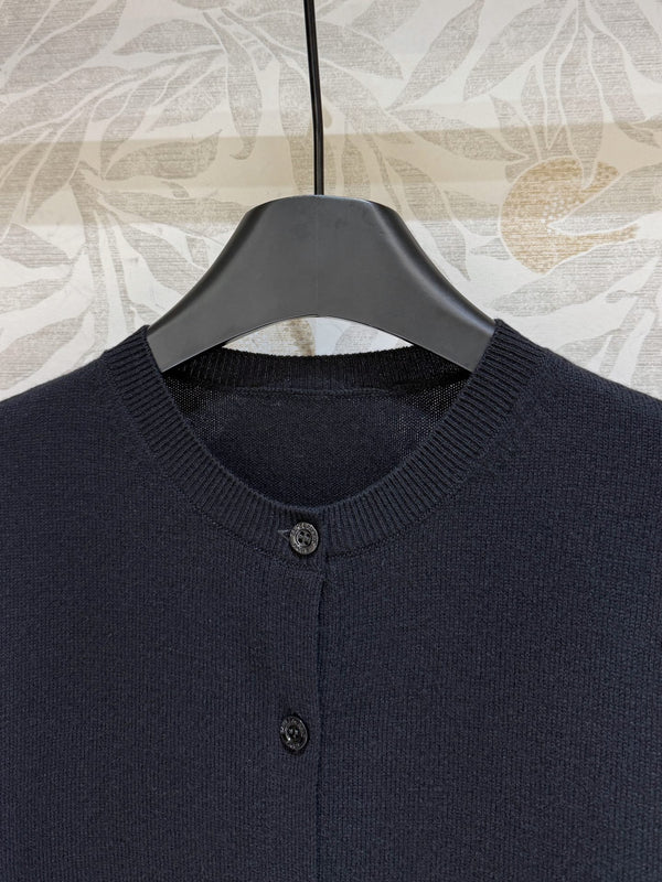 YSL Cardigan Black Wool