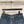 CD Patch Pocket Denim Shorts Blue Cotton