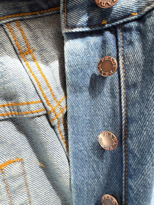 Prada Denim Jeans Blue Cotton