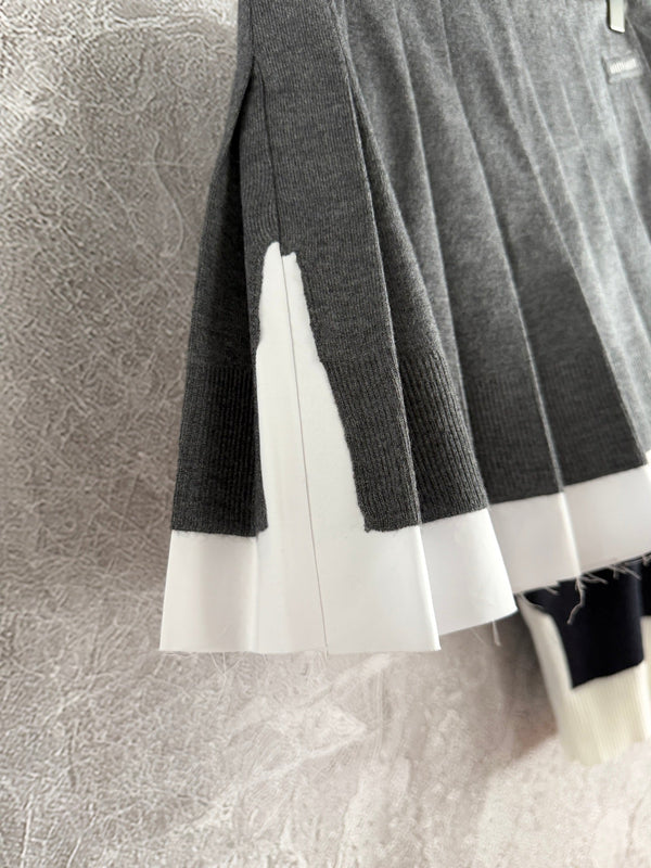 Miu Miu Set Nero Grigio Bianco Polin Cotone