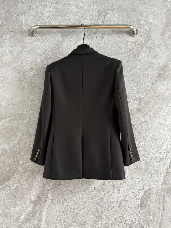 YSL Suit Jacket Black Wool