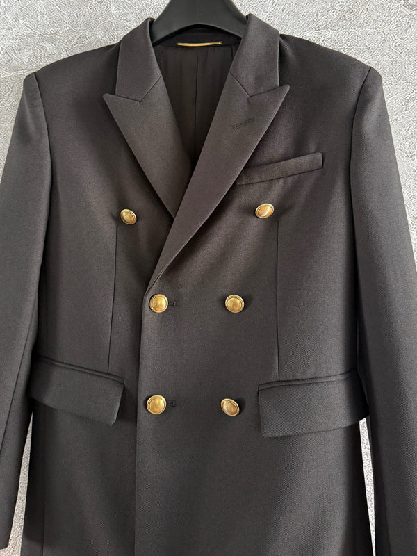 YSL Suit Jacket Black Wool