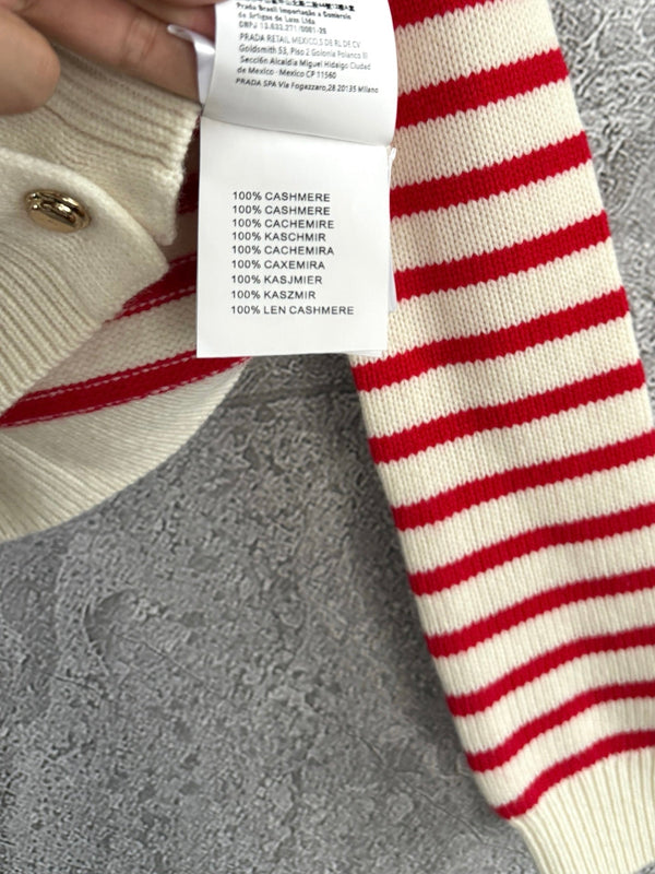 Miu Miu 25 Sailor Collar Sweater Cashmere