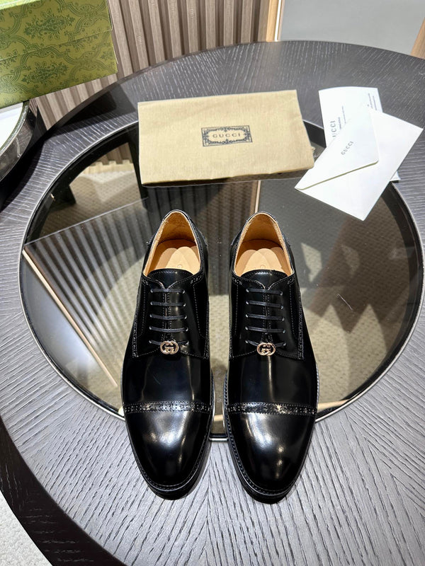 GG Men's Jordaan Shoe Black Patent Leather 527837