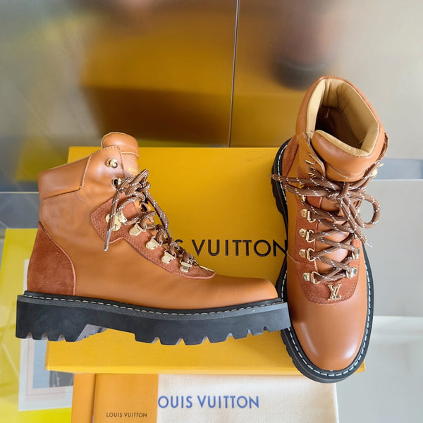 LV Territory Flat Ranger 40mm Pelle di vacchetta marrone