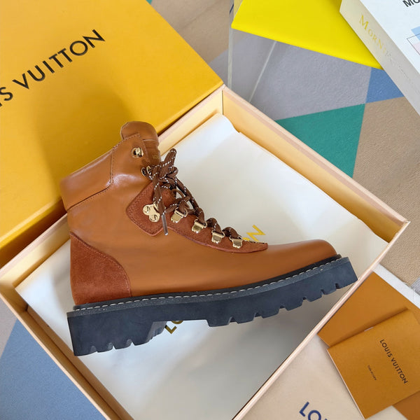 LV Territory Flat Ranger 40mm Pelle di vacchetta marrone