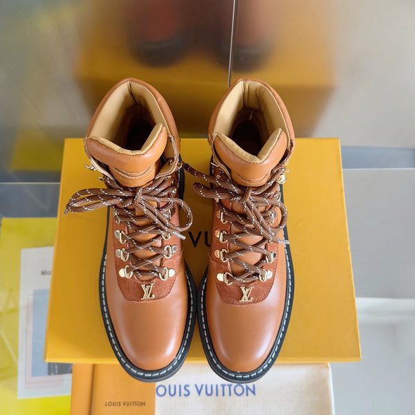 LV Territory Flat Ranger 40mm Pelle di vacchetta marrone