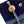 CC 26C Flap Bag 20 Navy Blue Velvet