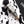 CC Métiers d’ar 26s Shopping Bag Black White Horsehair Calfskin