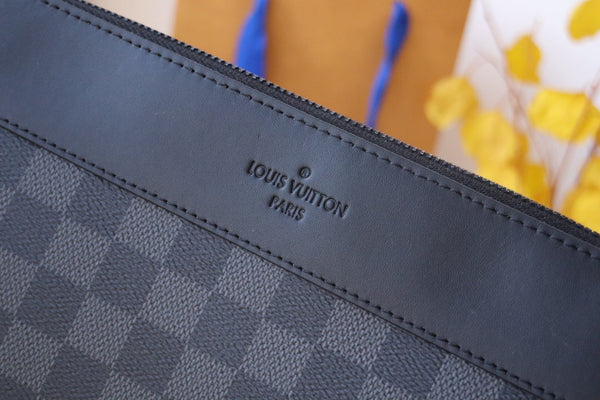 LV  M82543 Pochette Voyage Souple Black Monogram Eclipse Canvas 179419