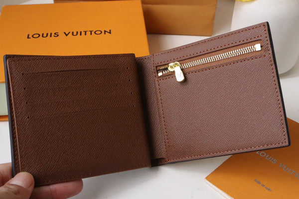Portafoglio LV M60053 Amerigo in tela monogramma marrone 224129