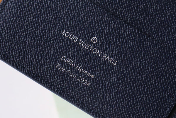 LV Multiple Wallet Blue Damier Heritage Canvas 217108
