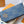 LV Zippy Wallet Vertical Blue Damier Heritage Canvas 217110