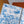 Porta passaporto LV By the Pool, motivo piastrelle blu monocolore, tela stampata 204707
