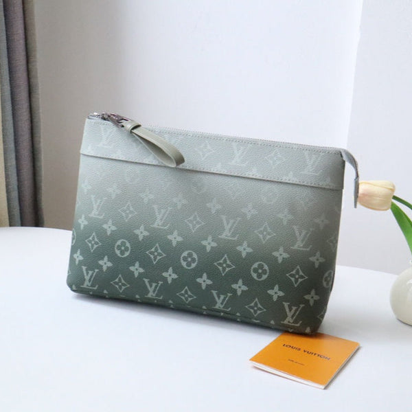 Pochette LV Voyage Souple Tela monogramma verde kaki 224143