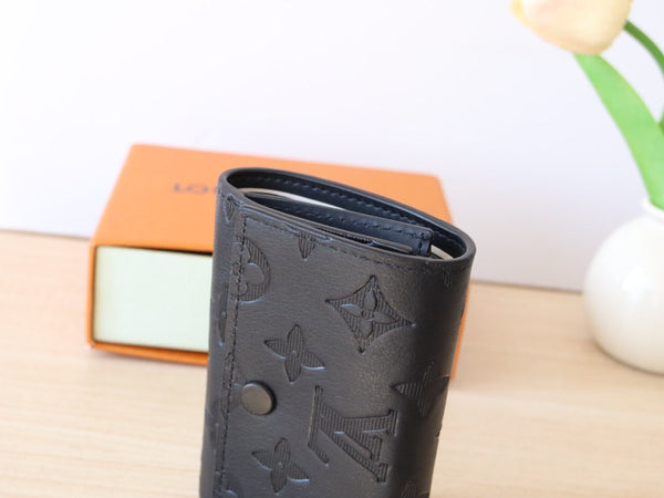 LV M12635 Victor Gaston Wallet Black Cowhide 234377