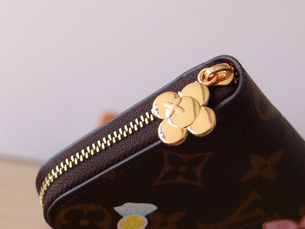 LV M12210 Zippy Coin Purse Candy Red Monogram Canvas 224259
