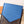 Porta carte con cerniera LV in tela monogramma blu e pelle di vitello 224122