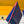 LV M14762 Porta carte e monete in tela monogramma blu e rosso e pelle di mucca
