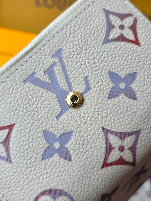 Portafoglio LV M25649 Victorine Dream Beige Pelle di vacchetta goffrata - Light GHW