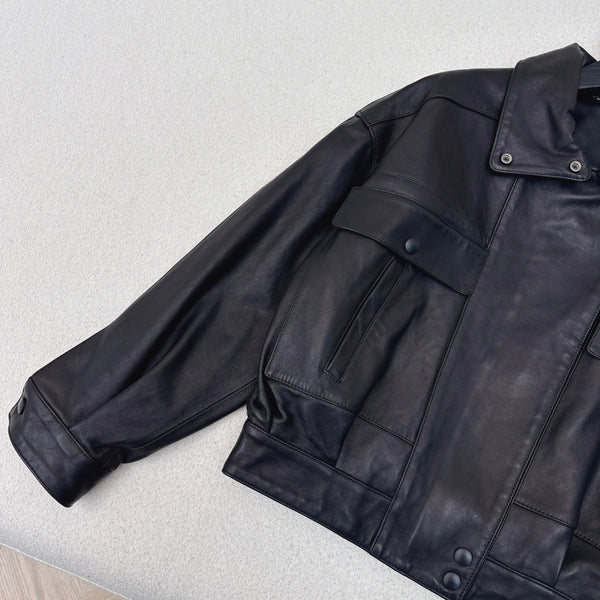 YSL Jacket Black Lambskin 584716