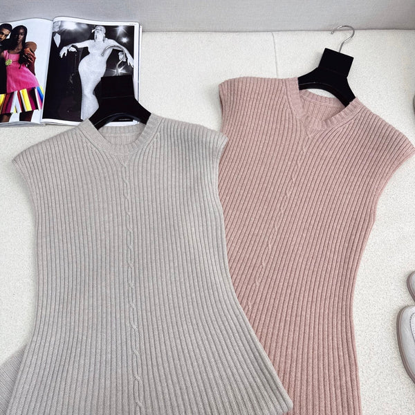 LP 25 Sleeveless Cashmere Dress 302493