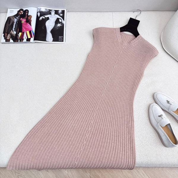 LP 25 Sleeveless Cashmere Dress 302493