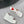 Alaila High Sandal 115mm In White Glossy Lambskin 954874